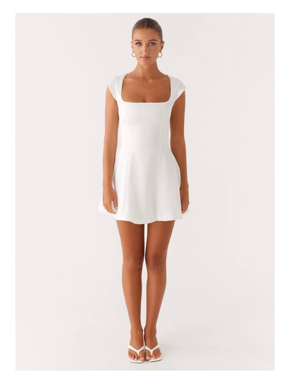 Maryjane Mini Dress - White