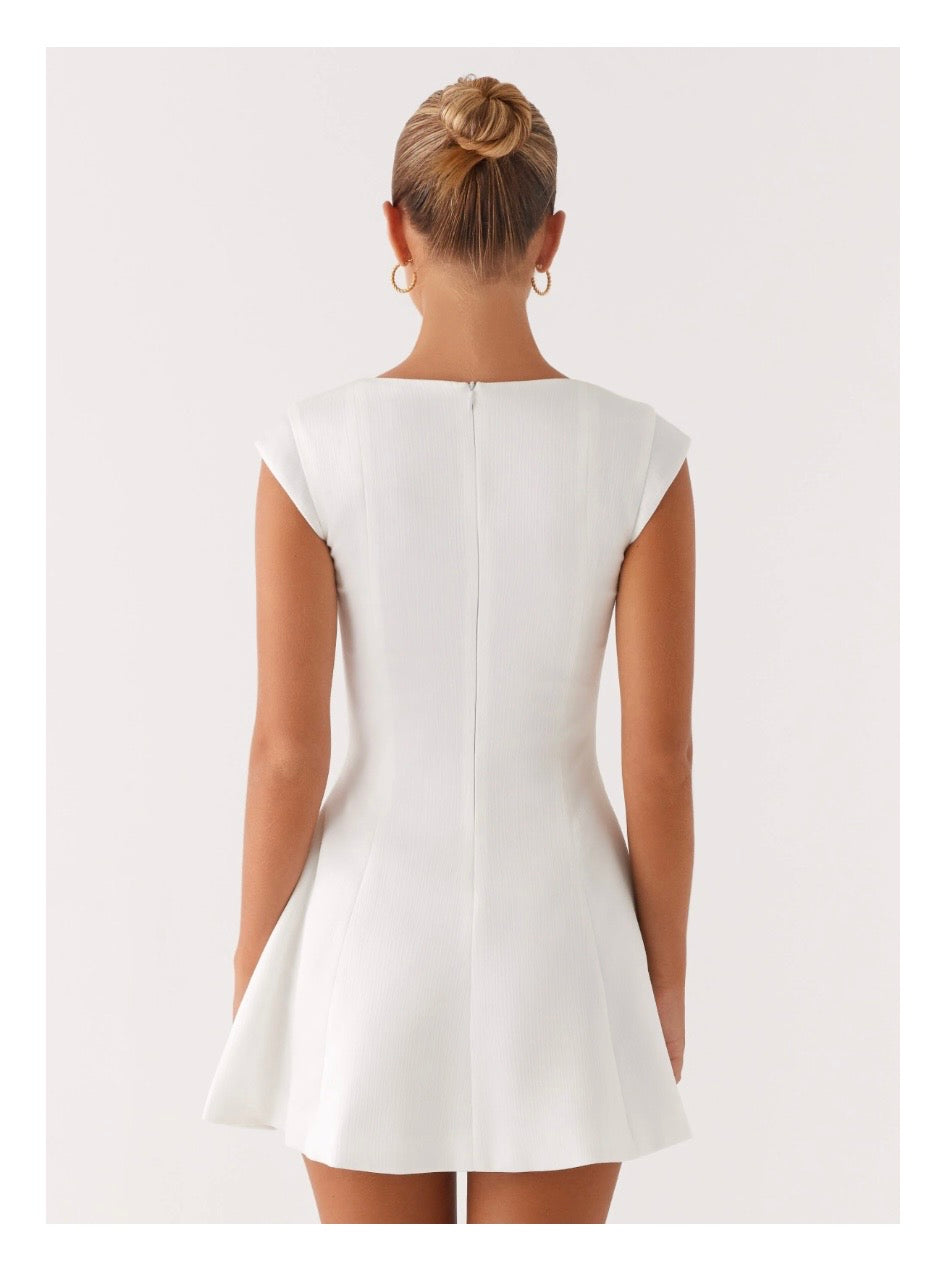 Maryjane Mini Dress - White