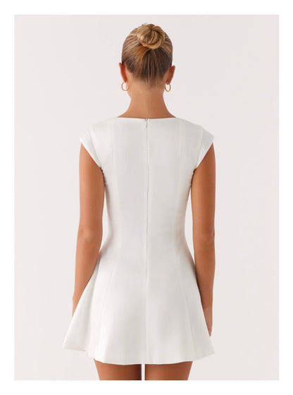 Maryjane Mini Dress - White