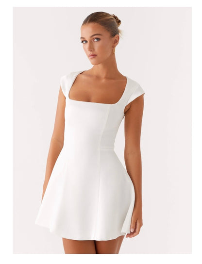 Maryjane Mini Dress - White