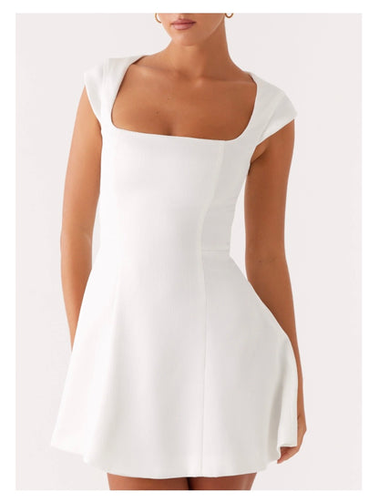 Maryjane Mini Dress - White