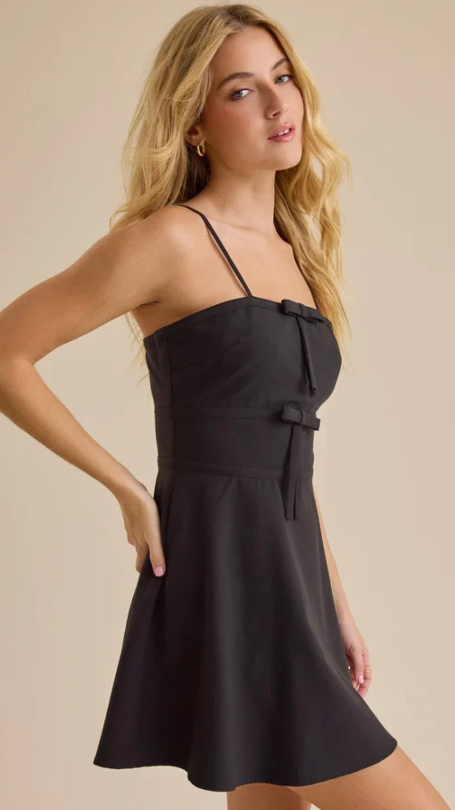 Blane Bow Mini Dress